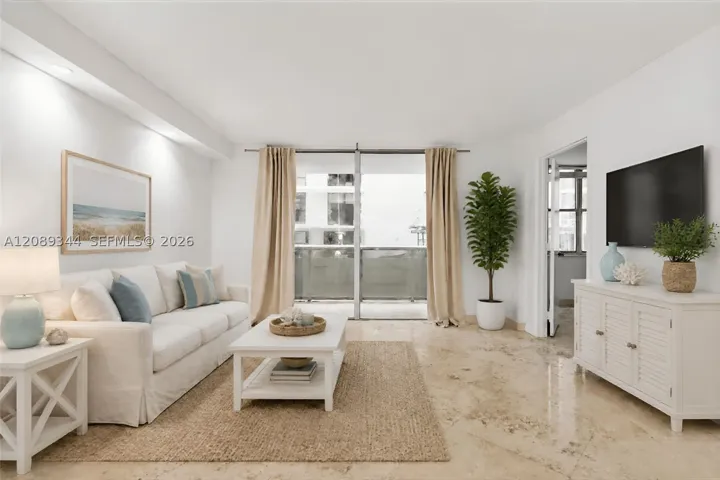 Virtually Staged Living Room