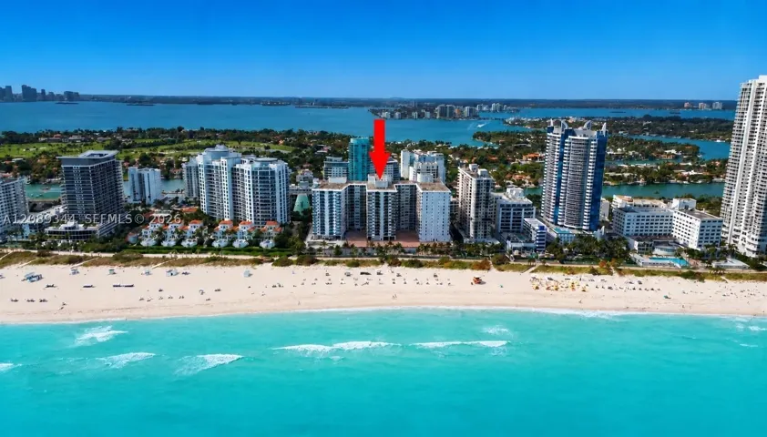 View from beach