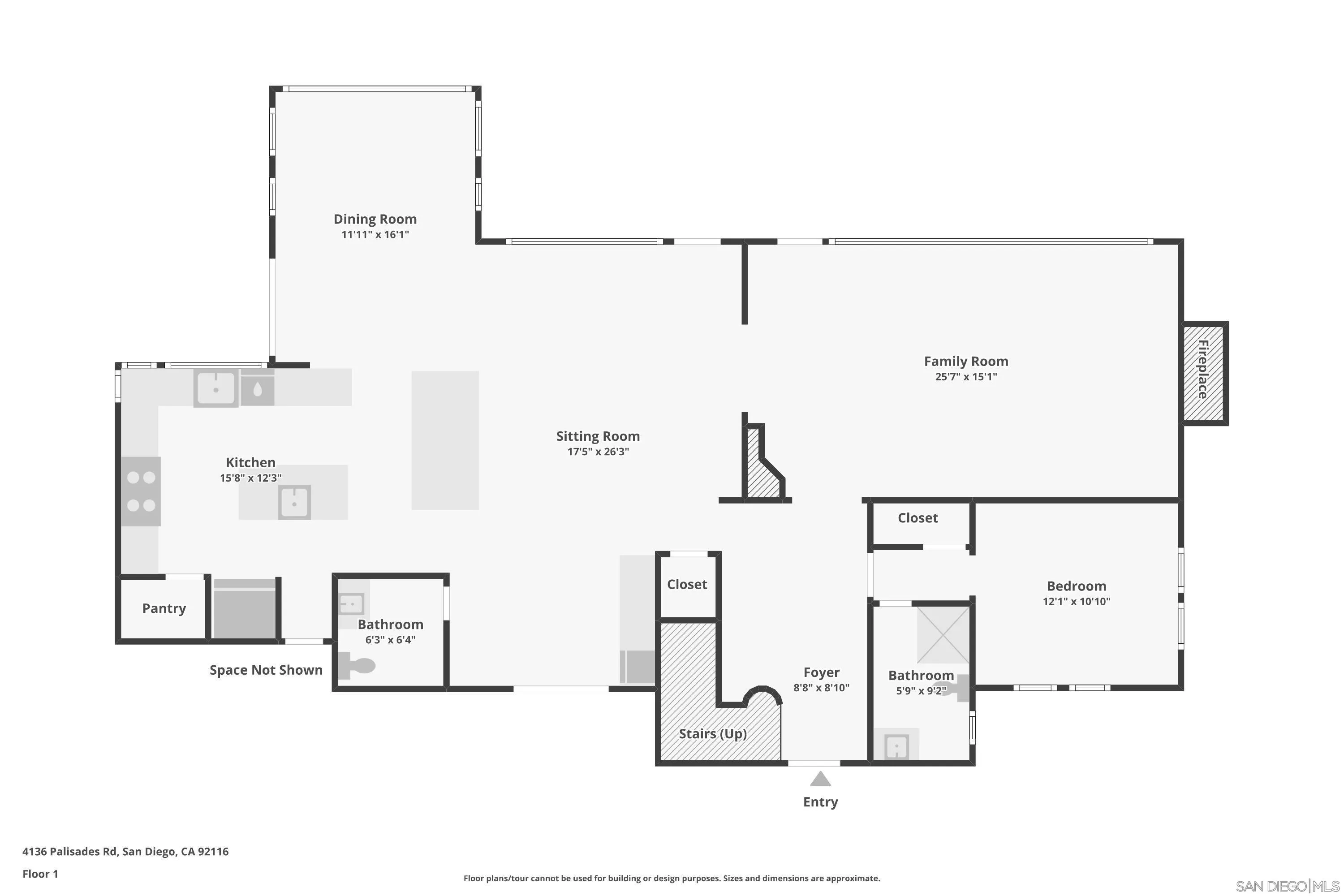 4136 Palisades Road, San Diego, CA, 92116