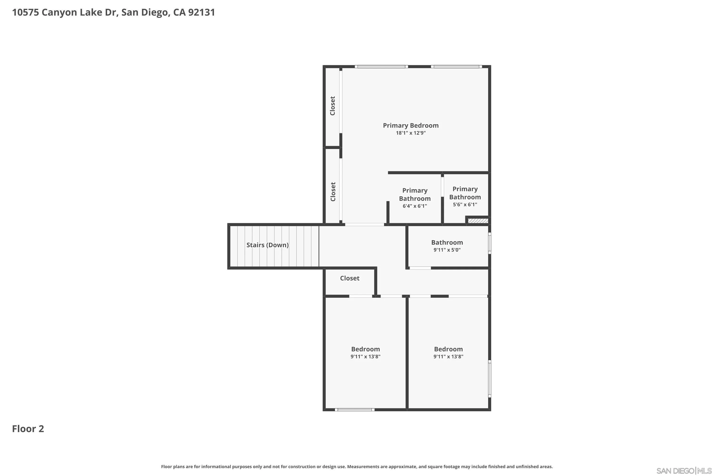 10575 Canyon Lake Dr, San Diego, CA, 92131