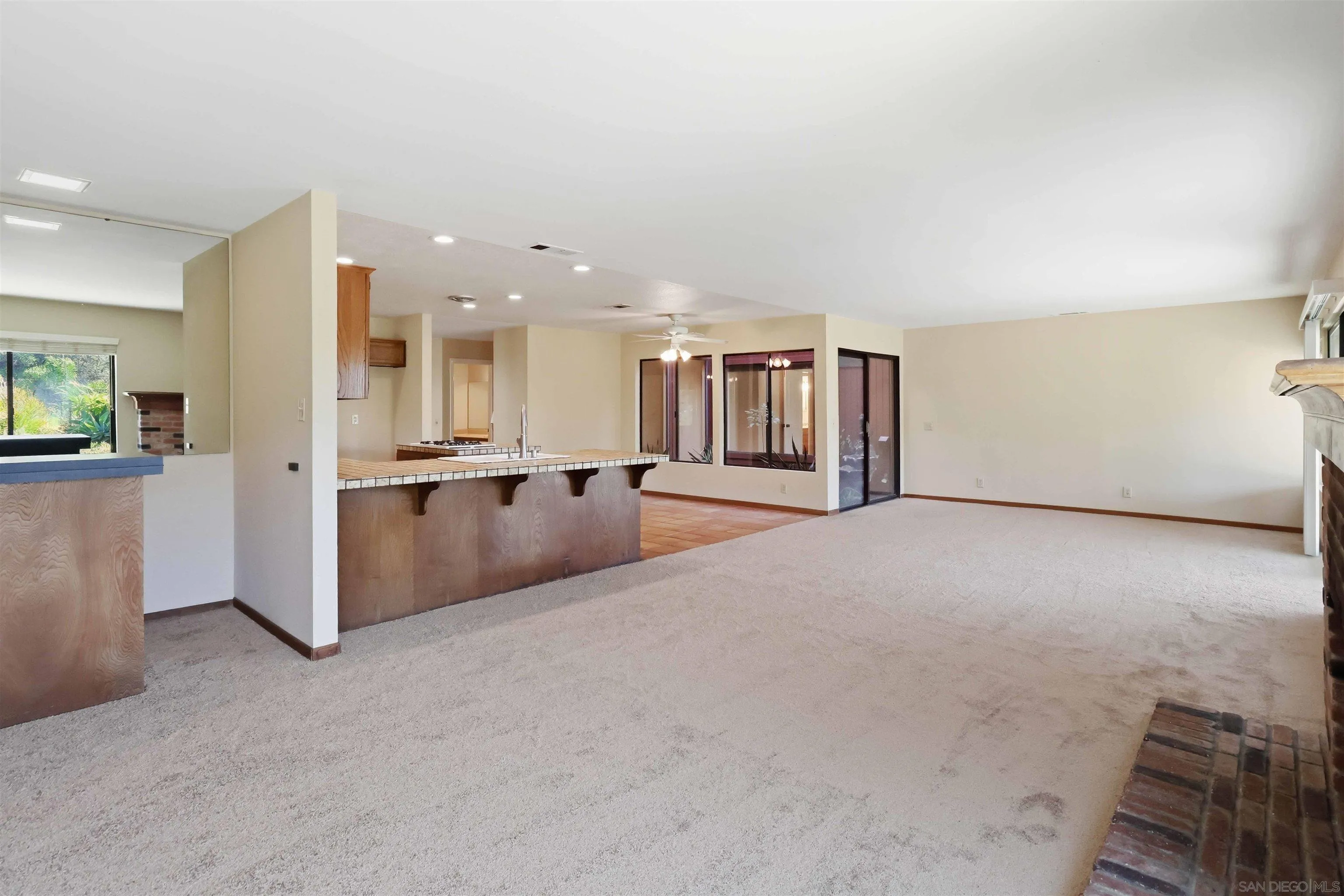 2365 Carriage Cir, Oceanside, CA 92056 Family Room looking toward Kitchen and Atrium