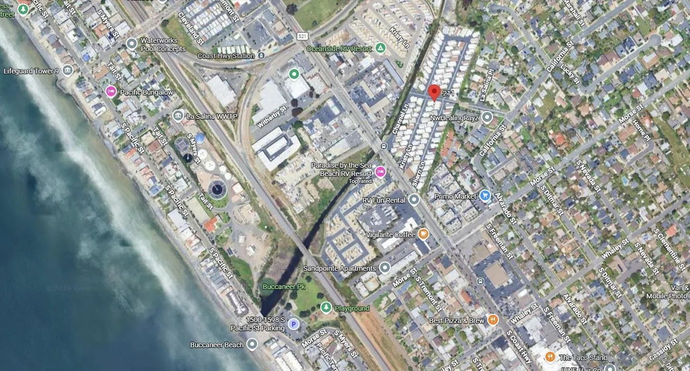 211 Kristy Ln, Oceanside, CA 92054 Aerial View