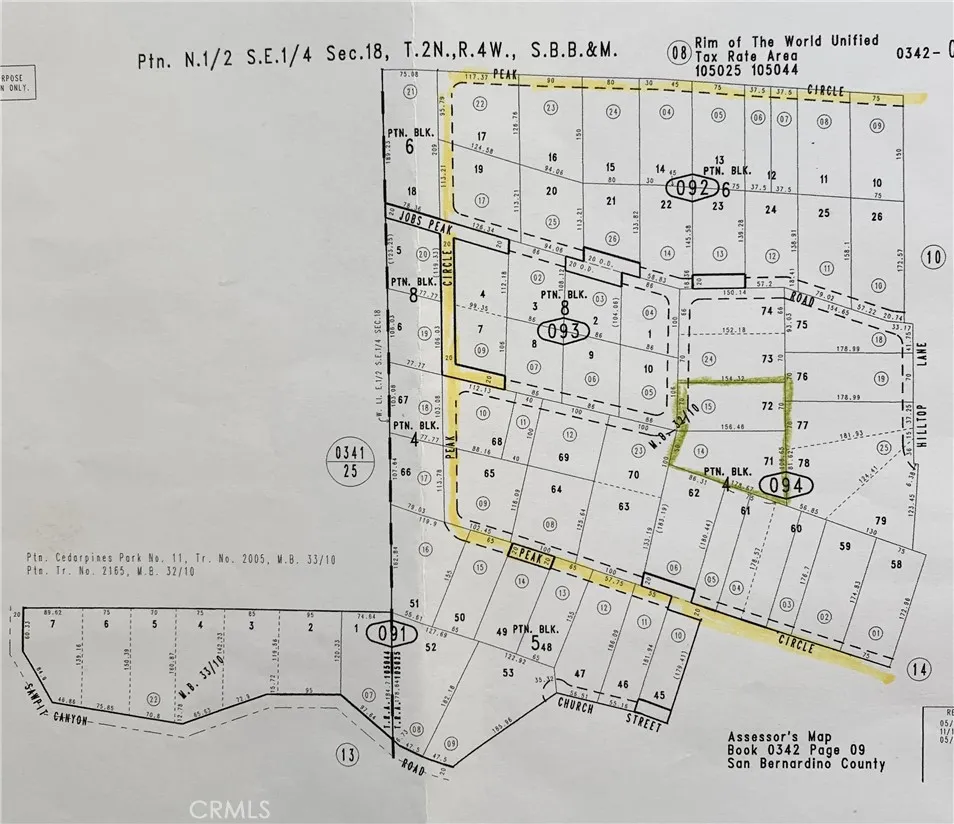 0 Peak Circle, Cedarpines Park, Ca 92322