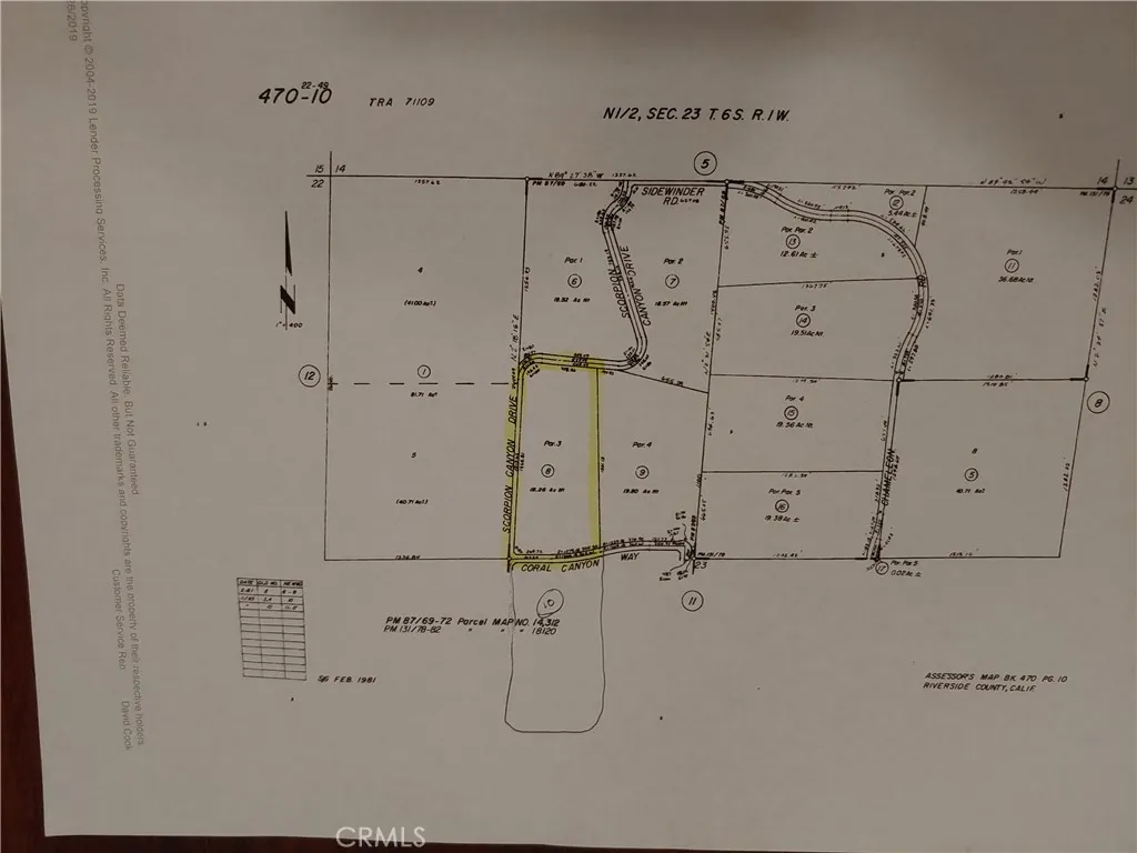 0 Lot 8 Scorpion Canyon Rd, Hemet, CA 92545
