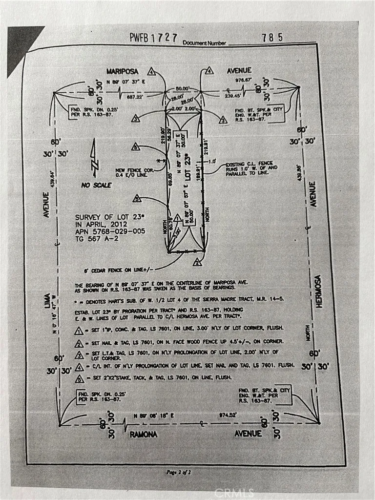 0 Mariposa, Sierra Madre, CA 91024 - Photo 4 of 4, Sierra Madre, CA