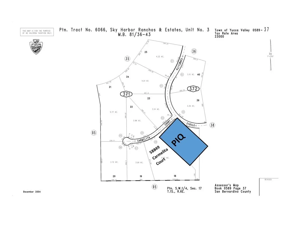 0 Carmelita, Yucca Valley, CA, 92284