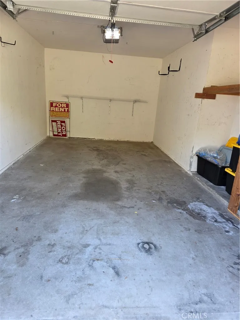 inside garage