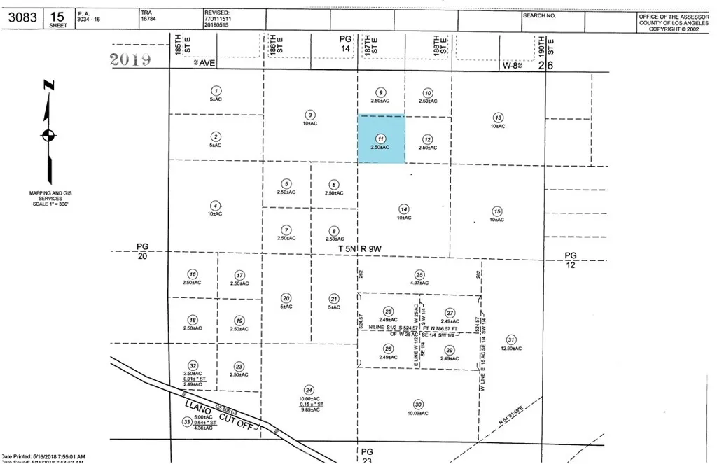 0 187th / Avenue W10, Llano, CA 93591 - Photo 4 of 4, Llano, CA
