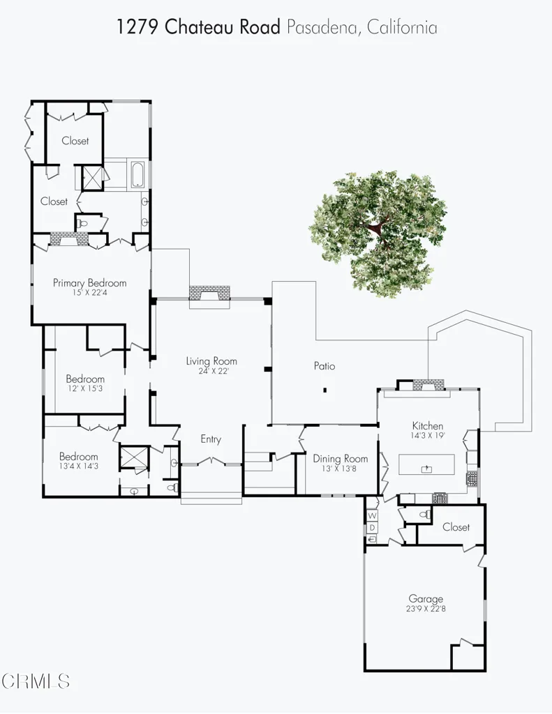 1279 Chateau Road, Pasadena, CA, 91105