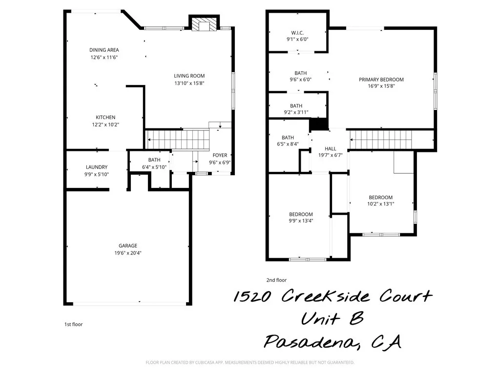 1520 Creekside Court UNIT B, Pasadena, CA, 91107