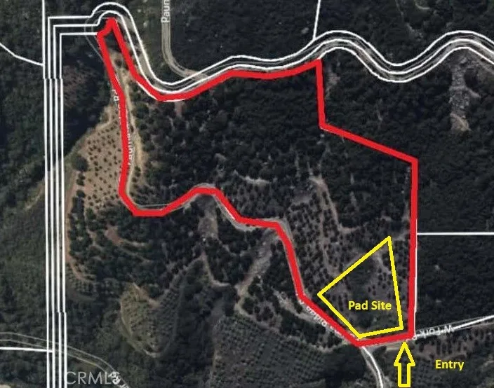 48 Pauma Ridge, Valley Center, CA 92082 Showing the Pad Site and entry