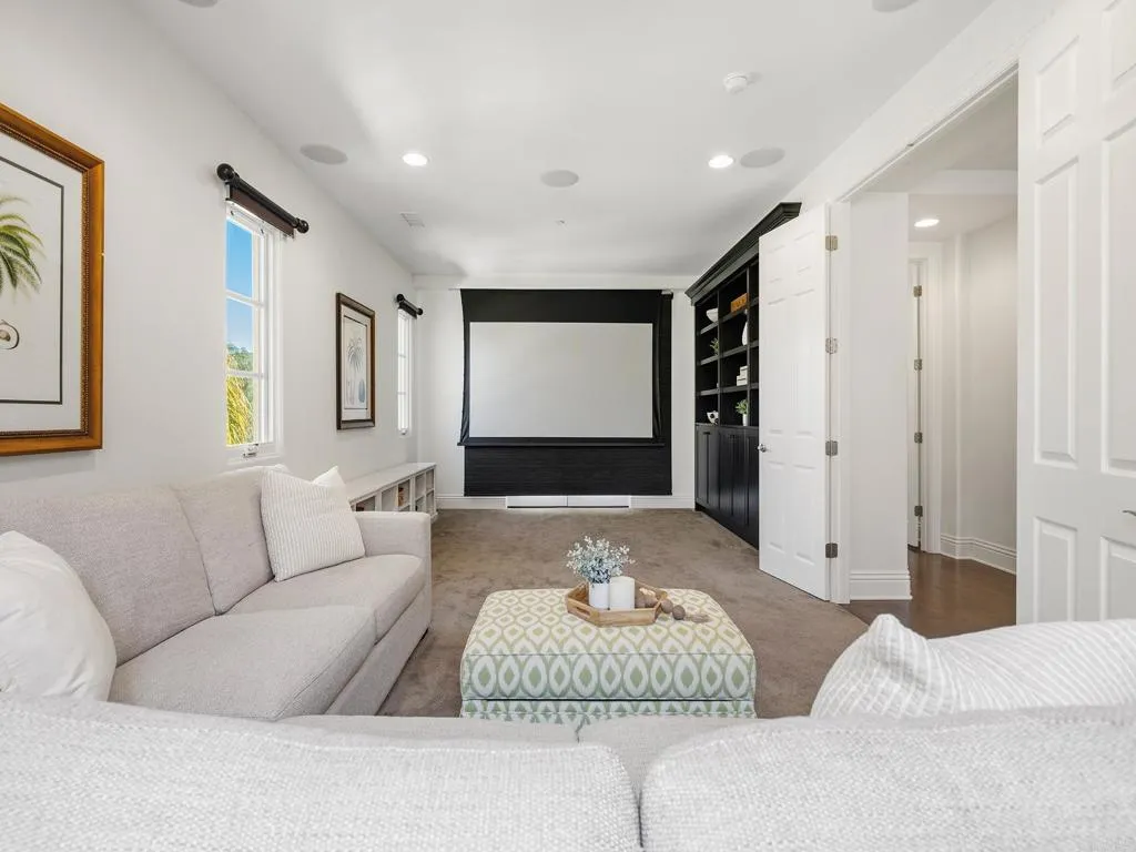 7947 High Time Ridge, San Diego, CA 92067 Loft is used as a theater