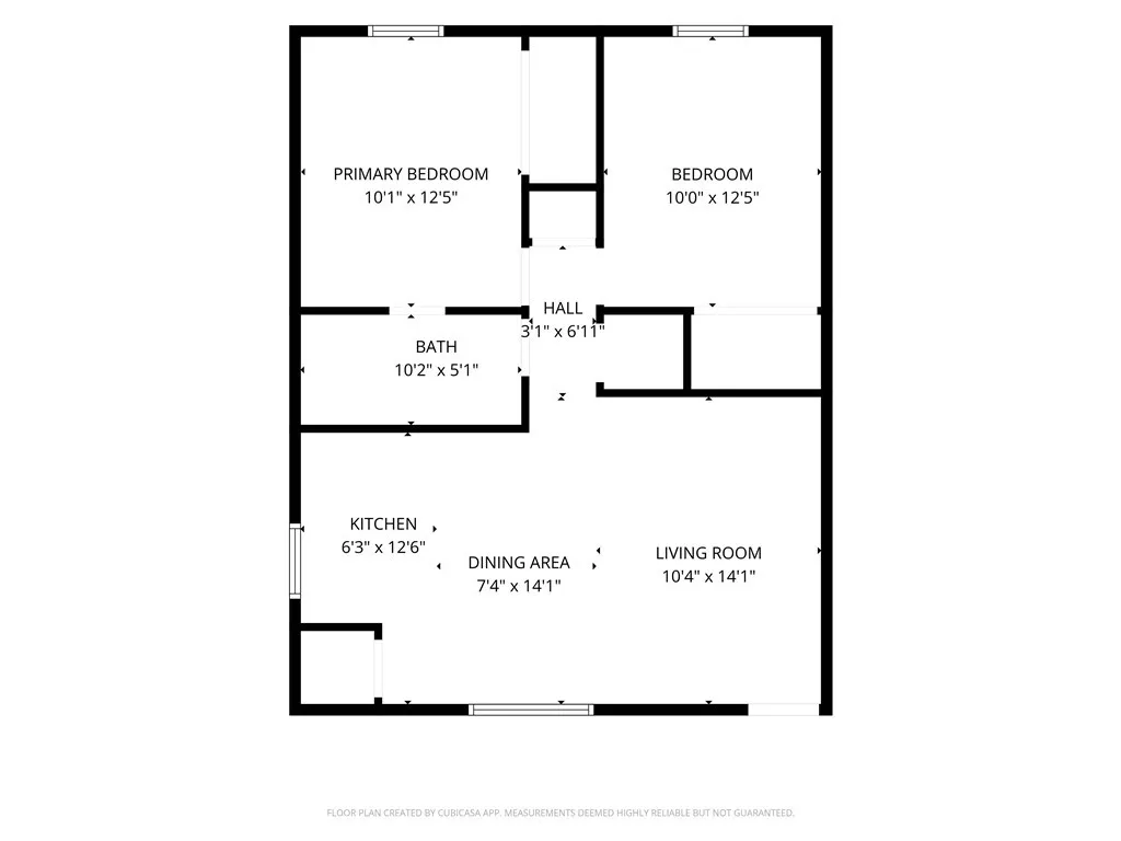 4661 Redwood Street, San Diego, CA 92105 Floorplan for Guest House/ADU