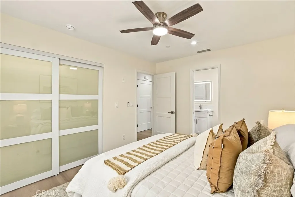 4661 Redwood Street, San Diego, CA 92105 One of two bedrooms. This one with direct access to the bathroom.