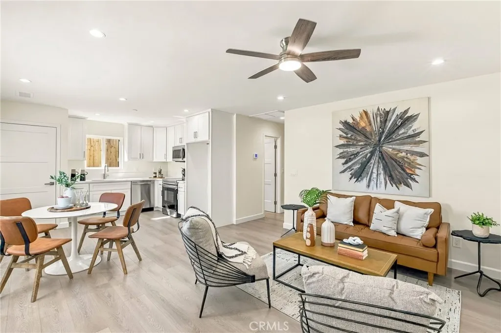 4661 Redwood Street, San Diego, CA 92105 Open and spacious living area of the guest house.