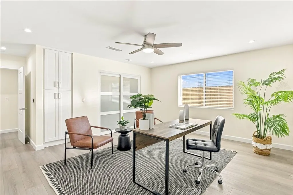 4661 Redwood Street, San Diego, CA 92105 Downstairs bedroom with direct access to full bathroom makes for an ideal 2nd primary suite or large amazing office