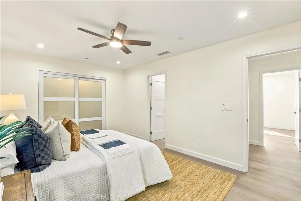 4661 Redwood Street, San Diego, CA 92105 Upstairs bedroom with Jack & Jill style bathroom floorplan