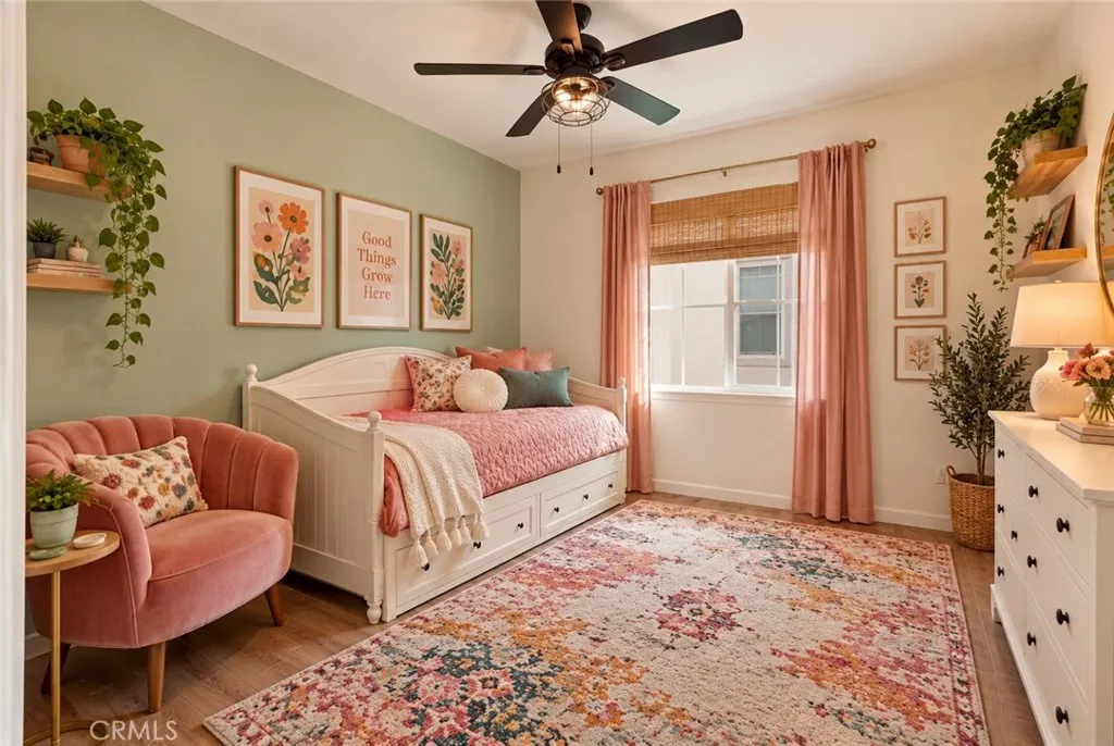 Bedroom 3 (digital staging)
