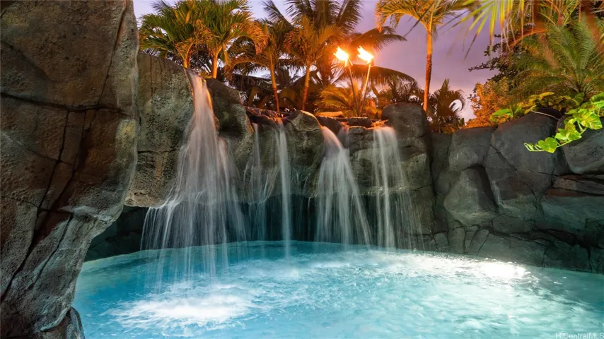 Waterfall and Grotto