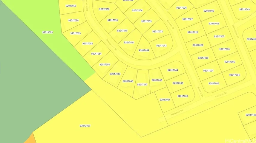 Over view of the land where you can see that it is zoned as Ag-1 and R-5
