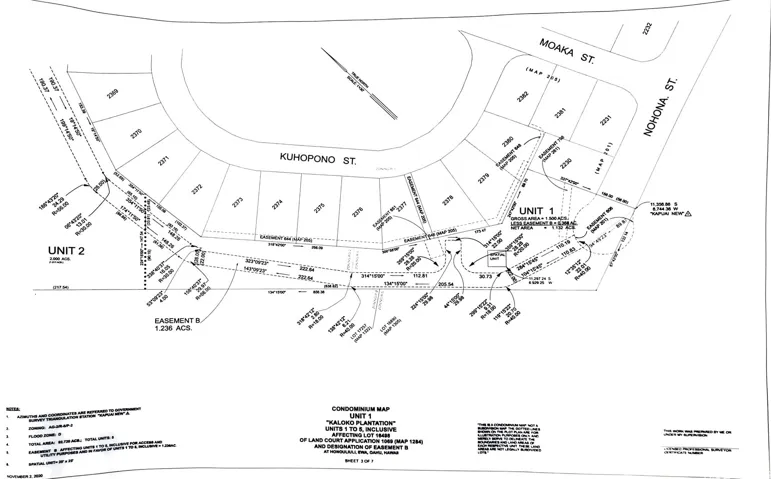 Paved road description along with turnabout for emergency vehicles.