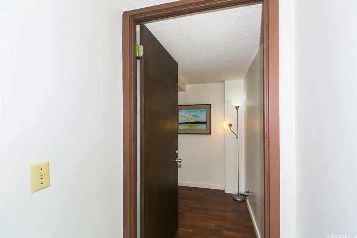 Door way leading to the studio or 2nd bdrm