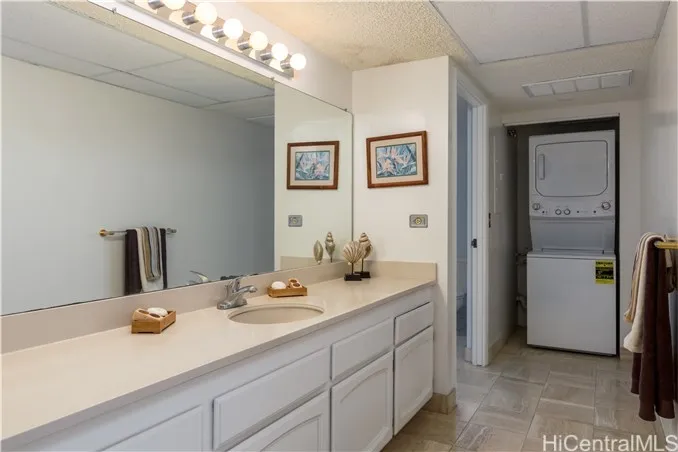 Downstairs bathroom and new washer dryer