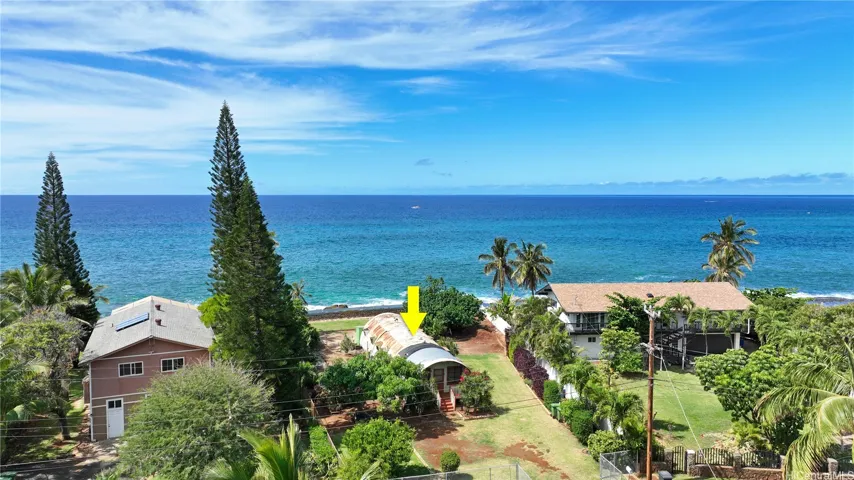 OCEANFRONT property, permitted seawall, and 14,681 sq ft land.