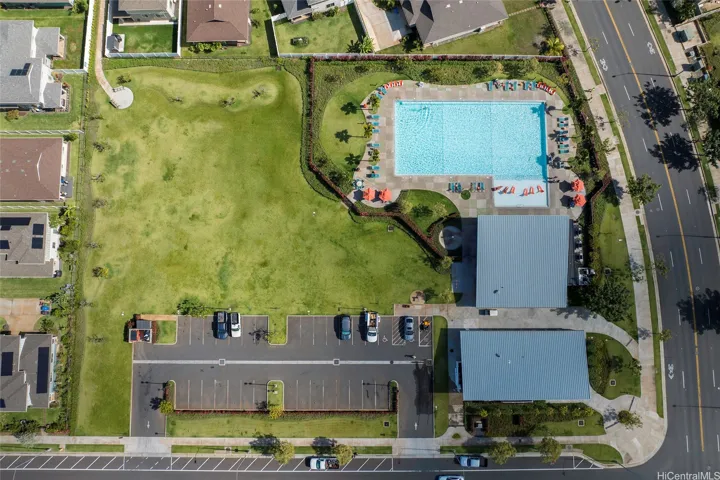 drone - pool area