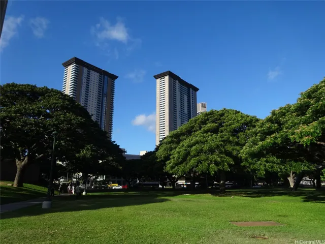 Downtown Honolulu area with lots to do.