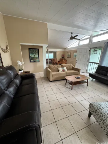 Livingroom to Dining area and Kitchen