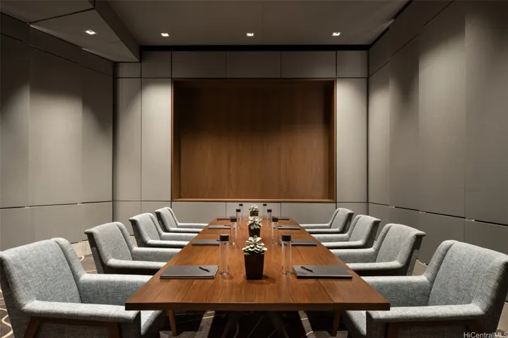 Ritz-Carlton has several meeting rooms.