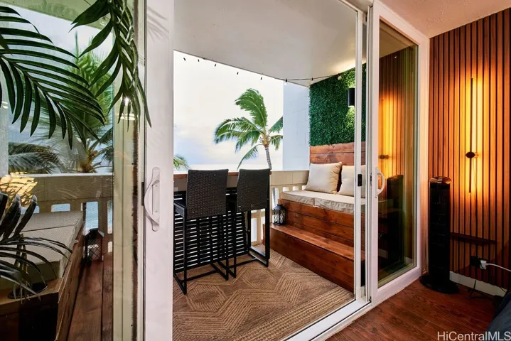 Lanai from Bedroom