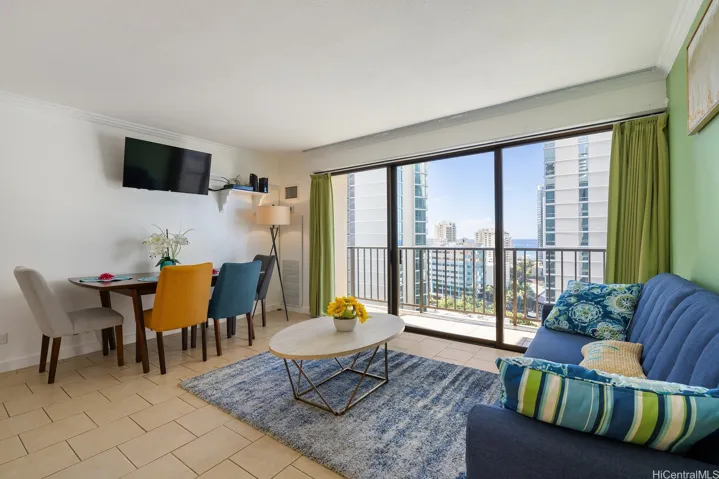2140 Kuhio Avenue 1808, Honolulu, Hawaii 96815, 1 Bedroom Bedrooms, ,1 BathroomBathrooms,Residential,For Sale,Kuhio,202512698