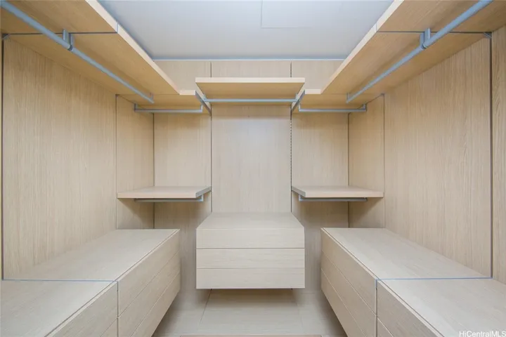 Main bedroom closet.