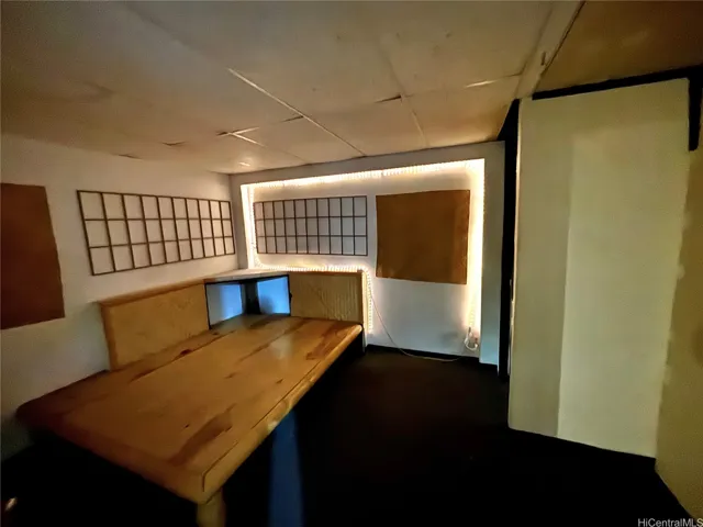 Employee area of warehouse.