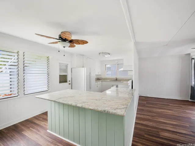 Kitchen and Living Room