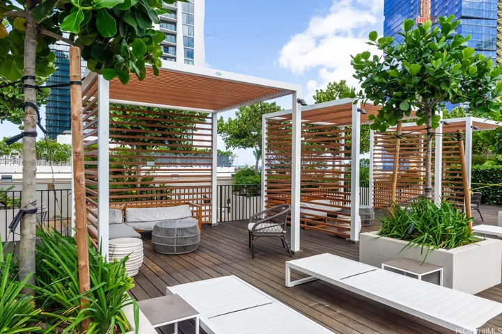 Multiple Cabana Lounges