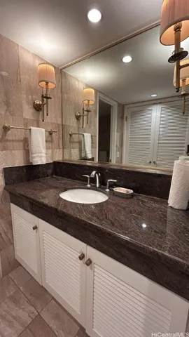 lots of storage in the vanity