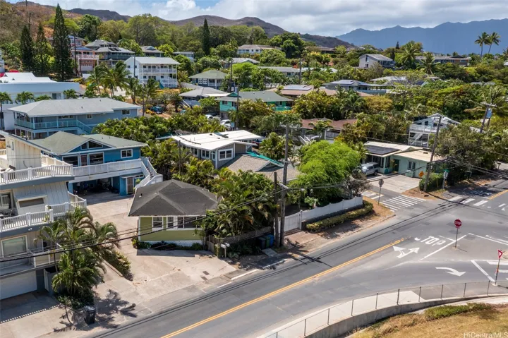 Set diagonally on the lot and surrounded by its own private oasis.