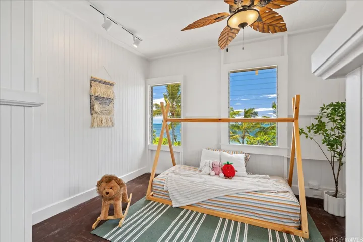 Views of Paiko Beach from this sunny upstairs bedroom #3