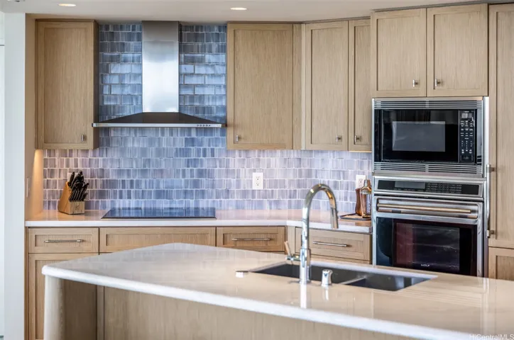 Enjoy the renovated kitchen.