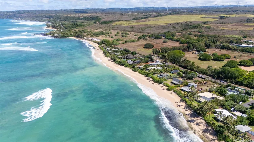 Enjoy a pristine white sand beach stretching in both directions, with a scenic mile-long walk westward all the way to charming Haleiwa. North Shore Haleiwa Hawaii.