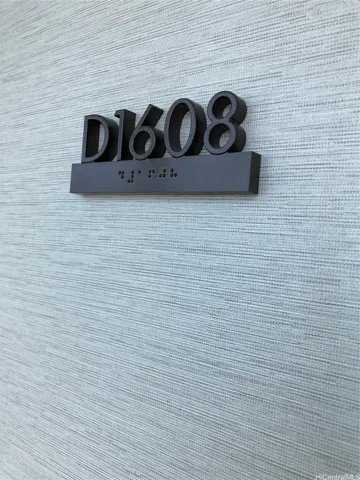 Unit Door Sign
