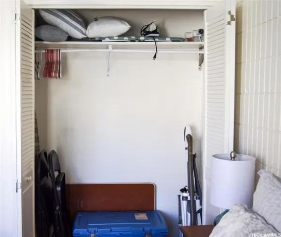 Large closet.
