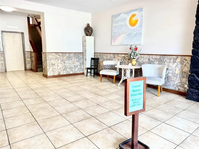 Building lobby.