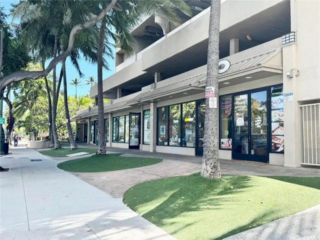 Stores nearby building.