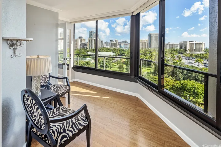 Den/setting area with views