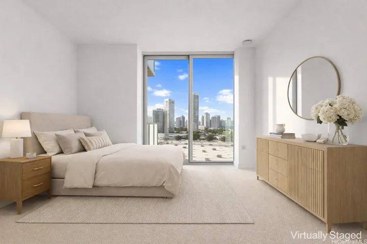 guest bedroom/virtually staged