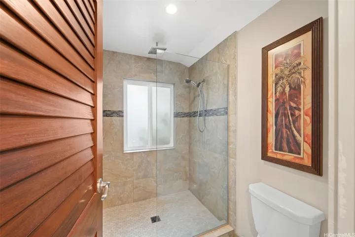 Additional view of primary bathroom.